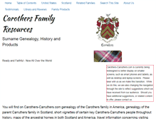Tablet Screenshot of carothers-carruthers.com